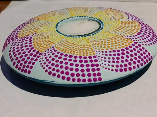 [CALEMX] CANDELABRO LENTEJA/DISCO MEXICANO