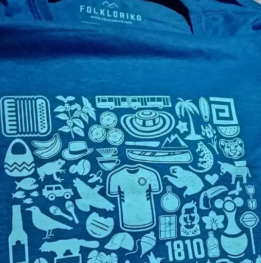 [CAM100] Camiseta Adulto Iconos de Colombia