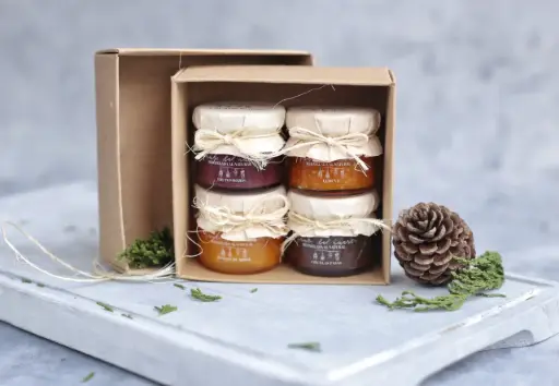 [CR01] CAJA MERMELADAS DE 32 gramos X 4