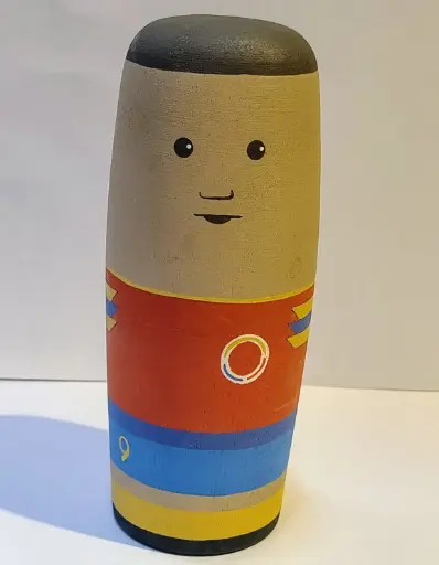 [FIG104] Figura en Madera Futbolista