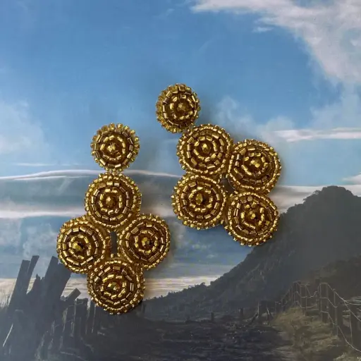 [GAM-10627-CAN] MINI MOSAICO EARRINGS