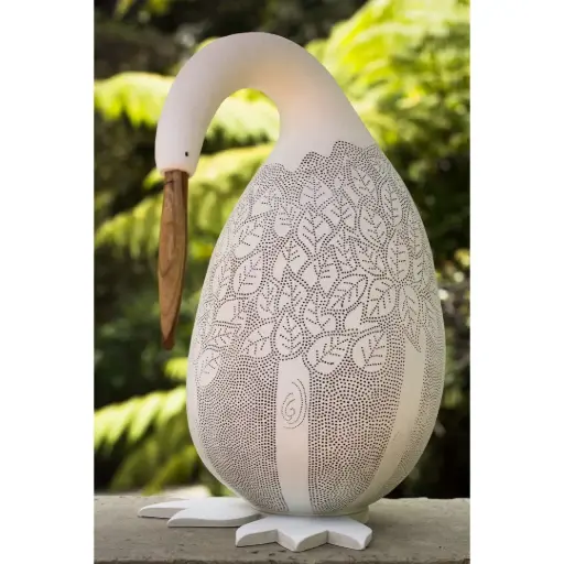 [LMPQ] LAMPARA DE MESA GALLINA BLANCA PEQUEÑA