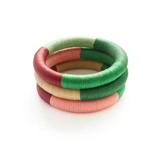 [PMJ00BR86] PULSERA CORAL SET X3