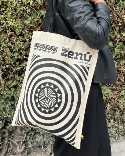 [ZEN2600] Tote Bag Colección Ancestral-Zenú