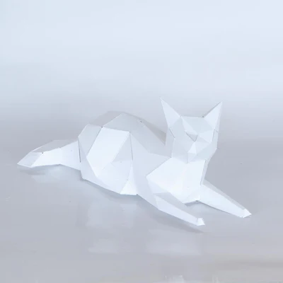 [ZU053-BM] Gato DIY Blanco Met