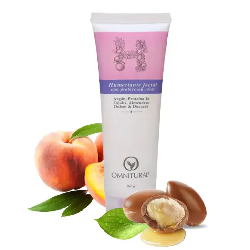 Humectante facial con proteccion solar