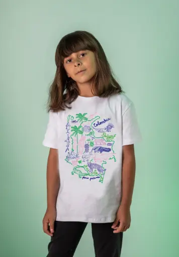 CAMISETA MAPA COLOMBIA