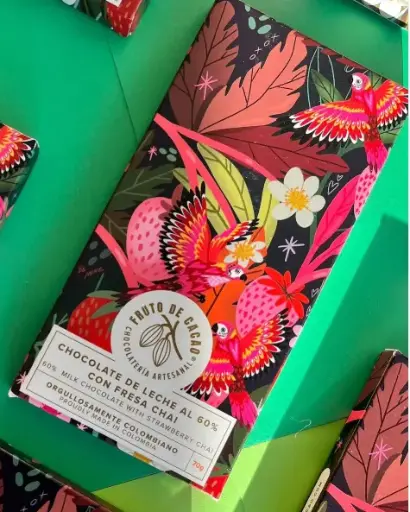 [BS040] Barra Chocolate Fresa Chai 30g