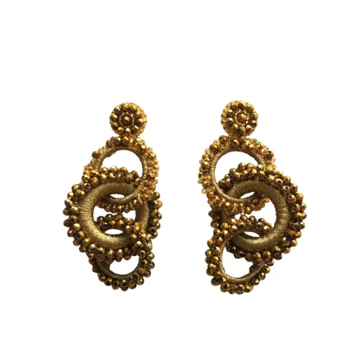 [GAM-90] FILOMENA HOOPS EARRINGS