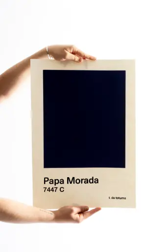 [AFMPAP5] AFICHE M Papa Morada