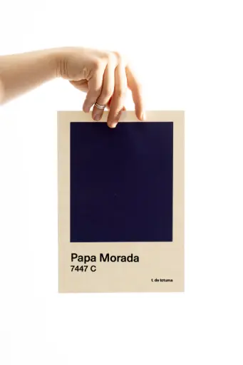 [AFSPAP7] AFICHE S Papa Morada