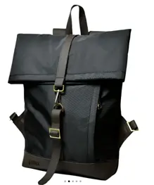 [CLA-LAR-NEG-MAR-NEG] MORRAL CLASSIC NEGRO/MARRÓN/NEGRO