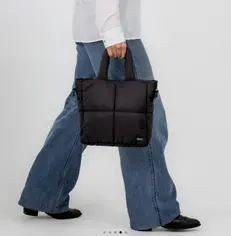 [PUF-NEG-NEG-MIN] PUFFER BAG MINI NEGRO NEGRO